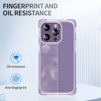 For iPhone 15 Pro Max Case Reinforced Corners TPU + Acrylic Clear Phone Back Cover