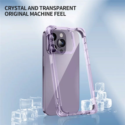 For iPhone 15 Pro Max Case Reinforced Corners TPU + Acrylic Clear Phone Back Cover