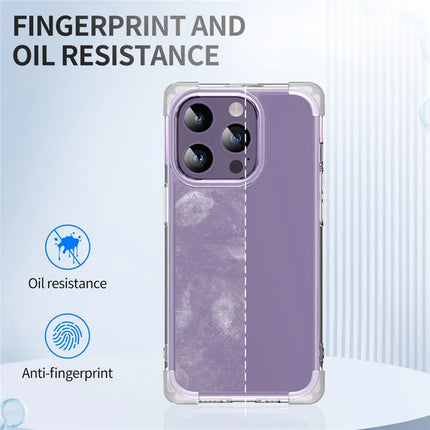 For iPhone 15 Pro Max Case Reinforced Corners TPU + Acrylic Clear Phone Back Cover