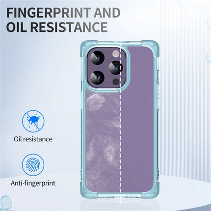 For iPhone 15 Pro Max Case Reinforced Corners TPU + Acrylic Clear Phone Back Cover