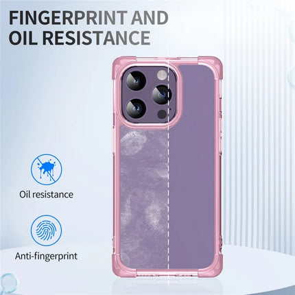 For iPhone 15 Pro Max Case Reinforced Corners TPU + Acrylic Clear Phone Back Cover