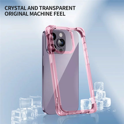 For iPhone 15 Pro Max Case Reinforced Corners TPU + Acrylic Clear Phone Back Cover