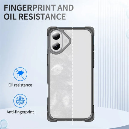 For iPhone 16 Plus Case Reinforced Corners TPU + Acrylic Clear Phone Back Cover