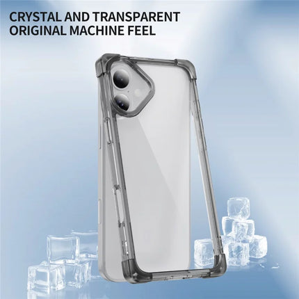 For iPhone 16 Plus Case Reinforced Corners TPU + Acrylic Clear Phone Back Cover