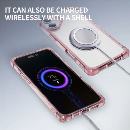 For iPhone 16 Plus Case Reinforced Corners TPU + Acrylic Clear Phone Back Cover