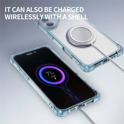 For iPhone 16 Plus Case Reinforced Corners TPU + Acrylic Clear Phone Back Cover