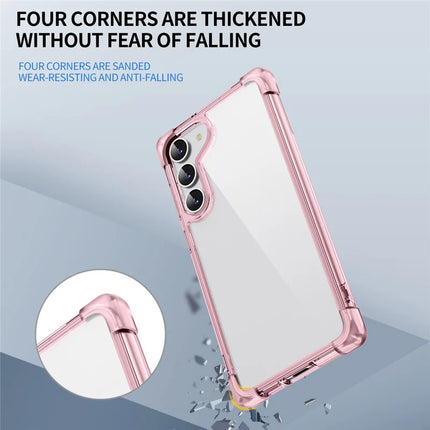 For Samsung Galaxy S23 Case Reinforced Corners TPU + Acrylic Clear Phone Back Cover