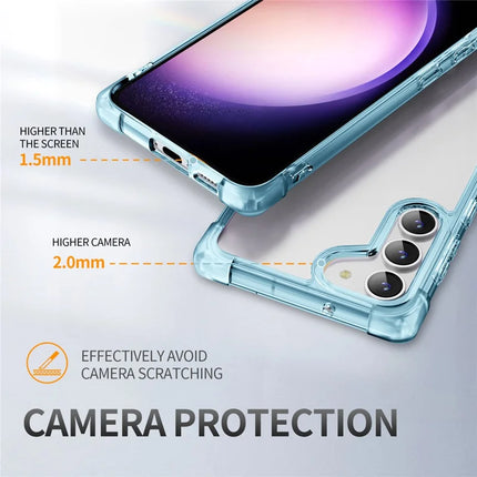 For Samsung Galaxy S23 Case Reinforced Corners TPU + Acrylic Clear Phone Back Cover