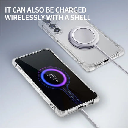For Samsung Galaxy S23 Case Reinforced Corners TPU + Acrylic Clear Phone Back Cover