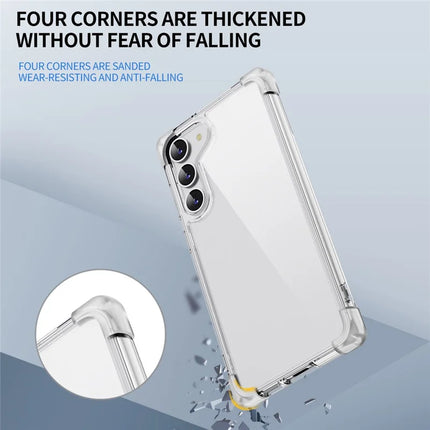 For Samsung Galaxy S23 Case Reinforced Corners TPU + Acrylic Clear Phone Back Cover