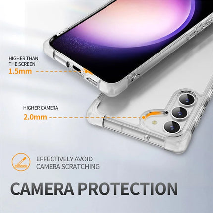 For Samsung Galaxy S23 Case Reinforced Corners TPU + Acrylic Clear Phone Back Cover