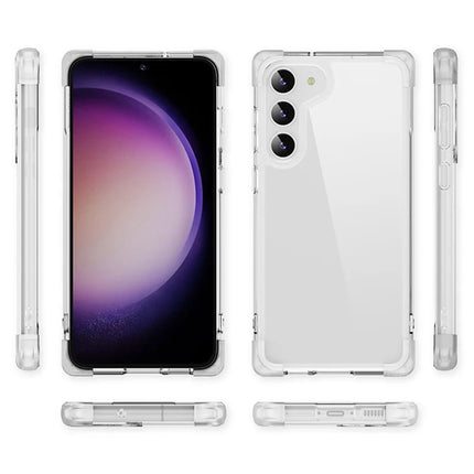 For Samsung Galaxy S23 Case Reinforced Corners TPU + Acrylic Clear Phone Back Cover