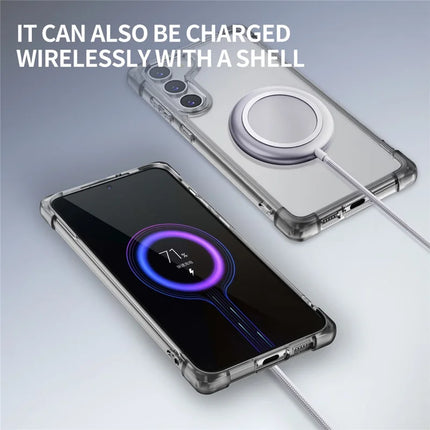 For Samsung Galaxy S23 Case Reinforced Corners TPU + Acrylic Clear Phone Back Cover