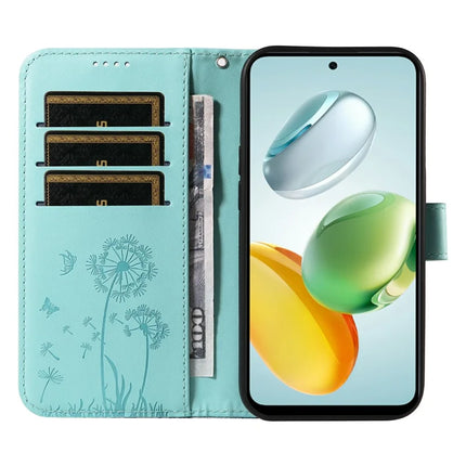 Leather Case for Honor Play 60 Plus 5G / 200 Smart 5G / Play 9T / X7c 4G Wallet Phone Cover Dandelion Imprint