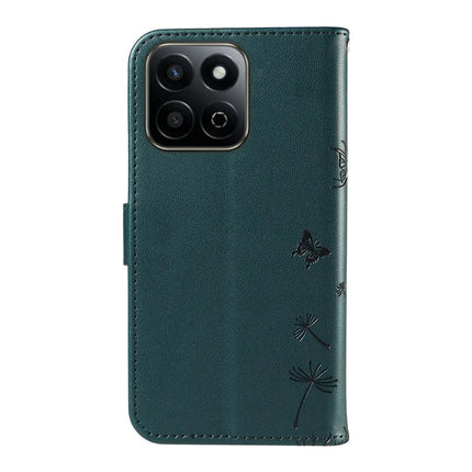 Leather Case for Honor Play 60 Plus 5G / 200 Smart 5G / Play 9T / X7c 4G Wallet Phone Cover Dandelion Imprint