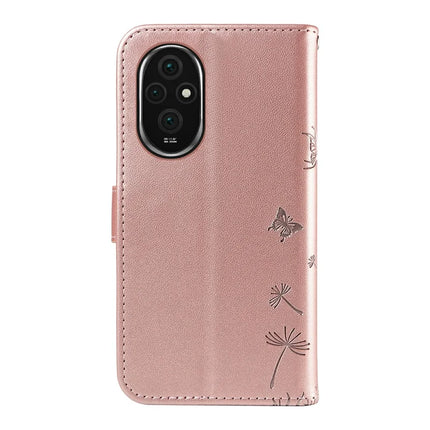 For Honor 200 5G Leather Case Wallet Phone Cover Dandelion Imprint
