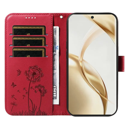 For Honor 200 5G Leather Case Wallet Phone Cover Dandelion Imprint