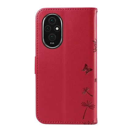 For Honor 200 5G Leather Case Wallet Phone Cover Dandelion Imprint