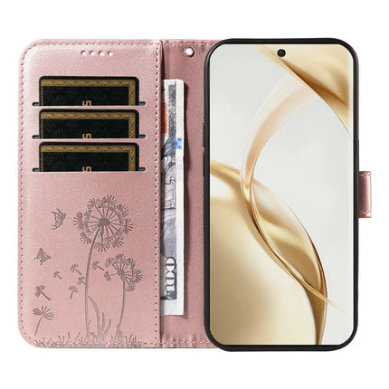For Honor 200 Pro 5G Leather Case Wallet Phone Cover Dandelion Imprint