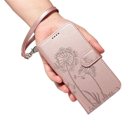 For Honor 200 Pro 5G Leather Case Wallet Phone Cover Dandelion Imprint