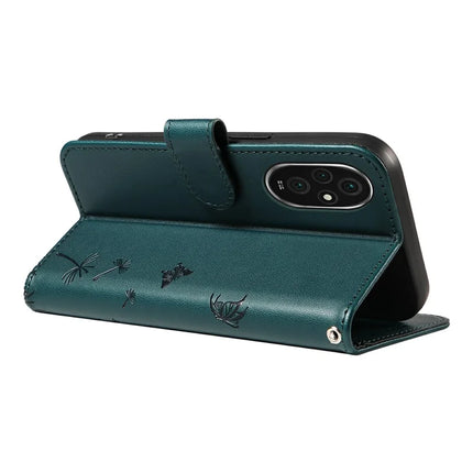 For Honor 200 Pro 5G Leather Case Wallet Phone Cover Dandelion Imprint