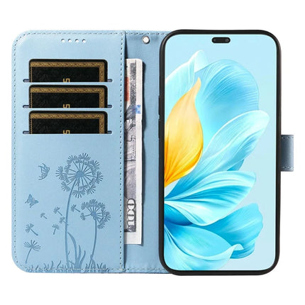 For Honor 200 Lite Leather Case Wallet Phone Cover Dandelion Imprint
