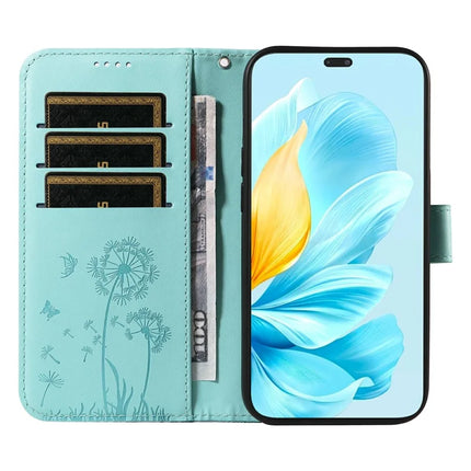 For Honor 200 Lite Leather Case Wallet Phone Cover Dandelion Imprint