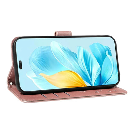 For Honor 200 Lite Leather Case Wallet Phone Cover Dandelion Imprint