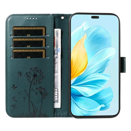 For Honor 200 Lite Leather Case Wallet Phone Cover Dandelion Imprint