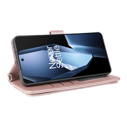 Wallet Phone Case for OnePlus Ace 5 5G / Ace 5 Pro 5G / 13R 5G Leather Phone Cover with Shoulder Strap
