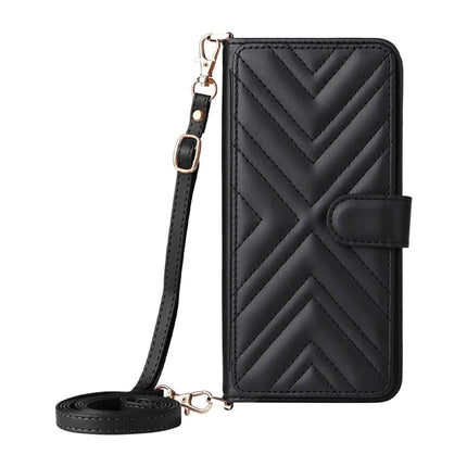Wallet Phone Case for OnePlus Ace 5 5G / Ace 5 Pro 5G / 13R 5G Leather Phone Cover with Shoulder Strap