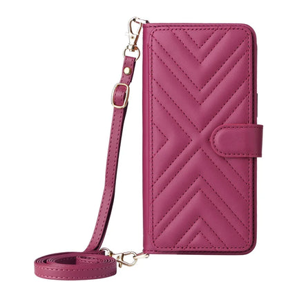 Wallet Phone Case for OnePlus Ace 5 5G / Ace 5 Pro 5G / 13R 5G Leather Phone Cover with Shoulder Strap