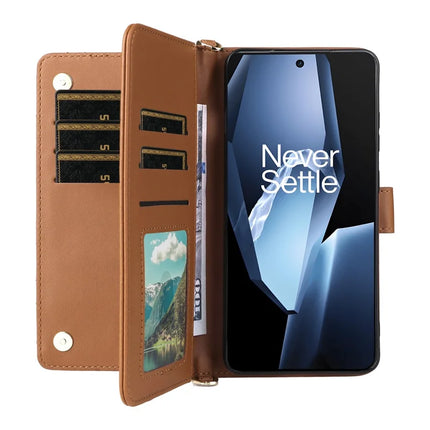 Wallet Phone Case for OnePlus Ace 5 5G / Ace 5 Pro 5G / 13R 5G Leather Phone Cover with Shoulder Strap