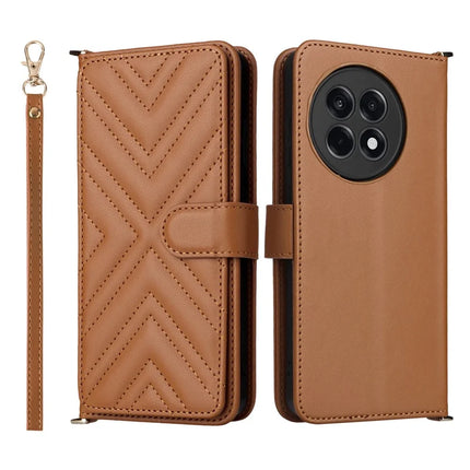 Wallet Phone Case for OnePlus Ace 5 5G / Ace 5 Pro 5G / 13R 5G Leather Phone Cover with Shoulder Strap