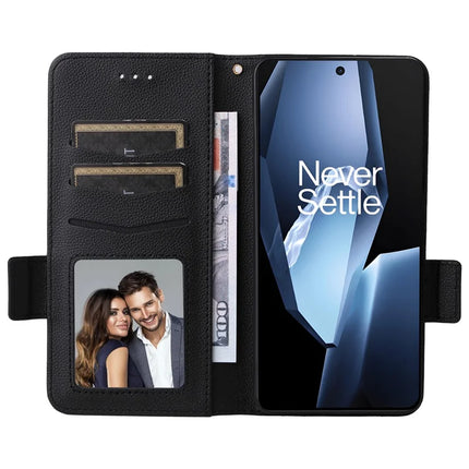 Leather Case for OnePlus Ace 5 5G / Ace 5 Pro 5G / 13R 5G Litchi Texture Wallet Flip Phone Cover