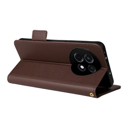 Leather Case for OnePlus Ace 5 5G / Ace 5 Pro 5G / 13R 5G Litchi Texture Wallet Flip Phone Cover