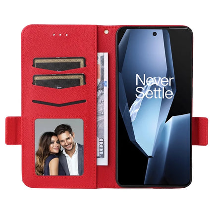 Leather Case for OnePlus Ace 5 5G / Ace 5 Pro 5G / 13R 5G Litchi Texture Wallet Flip Phone Cover