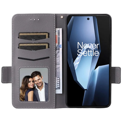 Leather Case for OnePlus Ace 5 5G / Ace 5 Pro 5G / 13R 5G Litchi Texture Wallet Flip Phone Cover