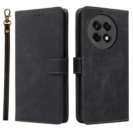 Wallet Phone Case for OnePlus Ace 5 5G / Ace 5 Pro 5G / 13R 5G RFID Blocking PU Leather Cover Stand View - Black