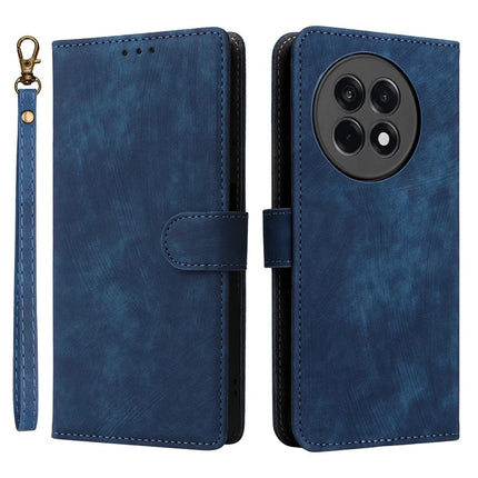 Wallet Phone Case for OnePlus Ace 5 5G / Ace 5 Pro 5G / 13R 5G RFID Blocking PU Leather Cover Stand View - Blue