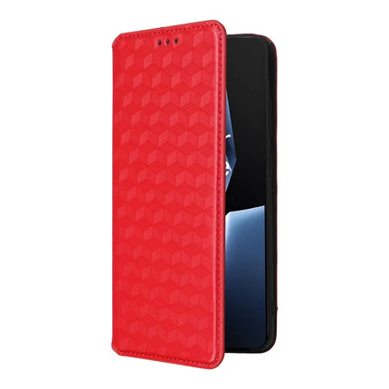 Wallet Phone Case for OnePlus Ace 5 5G / Ace 5 Pro 5G / 13R 5G Rhombus Imprinted Leather Cover