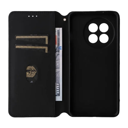 Wallet Phone Case for OnePlus Ace 5 5G / Ace 5 Pro 5G / 13R 5G Rhombus Imprinted Leather Phone Cover