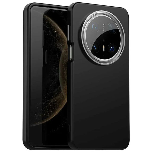 For Huawei Mate 70 Pro / 70 Pro+ Case TPU + TPE Anti Drop Protective Phone Cover - Black