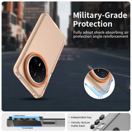 For Huawei Mate 70 Pro / 70 Pro+ Case PC+TPU+PET Matte Anti-Drop Phone Back Cover