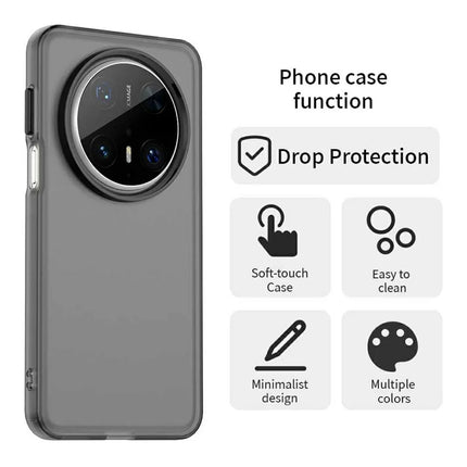 For Huawei Mate 70 Pro / 70 Pro+ Case PC+TPU+PET Matte Anti-Drop Phone Back Cover