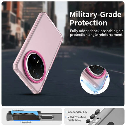 For Huawei Mate 70 Pro / 70 Pro+ Case PC+TPU+PET Matte Anti-Drop Phone Back Cover
