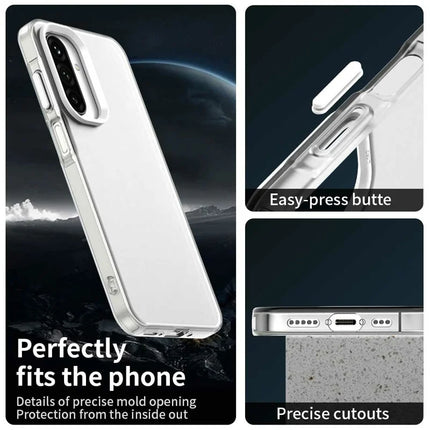 For Samsung Galaxy A26 5G Case PC+TPU+PET Matte Anti-Drop Phone Back Cover