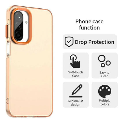 For Samsung Galaxy A26 5G Case PC+TPU+PET Matte Anti-Drop Phone Back Cover