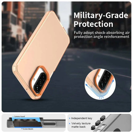 For Samsung Galaxy A26 5G Case PC+TPU+PET Matte Anti-Drop Phone Back Cover