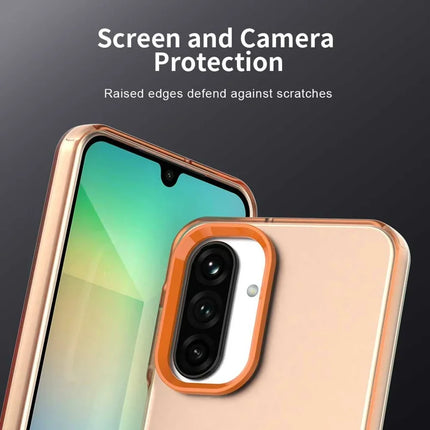 For Samsung Galaxy A26 5G Case PC+TPU+PET Matte Anti-Drop Phone Back Cover